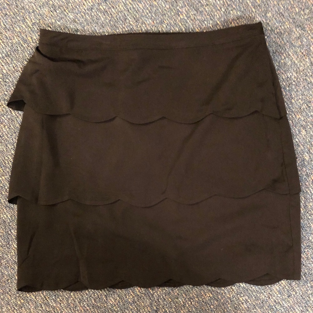 Never worn ruffled Aqua skirt